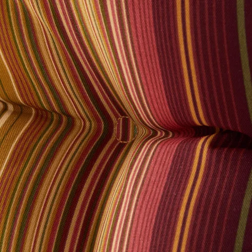 Miniatura 5 de Greendale Home Fashions Cojín para asiento y respaldo de exterior, 38 x 21 pulgadas, 1 unidad (paquete de 1), diseño de rayas canela