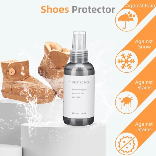 Miniatura 3 de Kit limpiador de zapatos de gamuza, kit de cuidado de zapatos con limpiador de zapatos, protector, resistente al agua, cepillo y borrador, kit