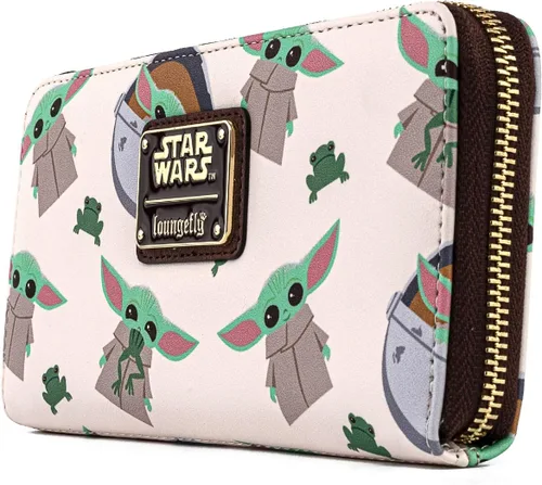 Miniatura 2 de Loungefly Star Wars Baby Yoda The Mandalorian - Cartera estampada, Multi