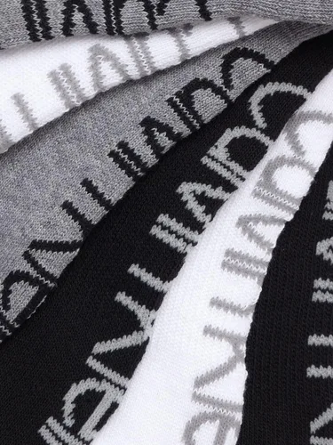 Miniatura 91 de Calvin Klein Calcetines para hombre, mezcla de algodón, acolchados, sin talla, forro de calcetines atléticos (6 unidades)