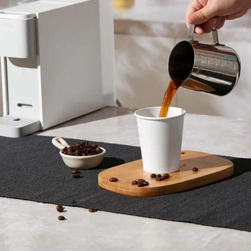 Miniatura 3 de JOLLY PARTY Paquete de 300 tazas de café de papel desechables de 8 onzas, tazas de bebida caliente/fría para agua, tazas de café de papel, tazas