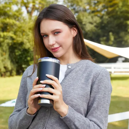 Miniatura 5 de Meway vaso para café de 30 onzas Negro