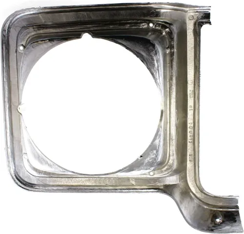Miniatura 2 de Para puerta de faros delanteros Chevy K10 1975 1976 1977 lado del conductor Redondo Cromo y plateado oscuro pintado GM2512134 376627