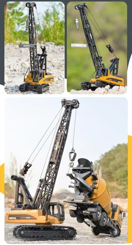 Miniatura 4 de Camión articulado Gemini & Genius con volquete, para metalurgia, escala 1/50, vehículo de ingeniería, modelo de juguetes infantiles