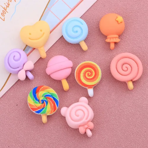 Miniatura 6 de Moldes para fondant de helado de silicona, moldes de caramelo de piruleta, 3 paquetes para hacer moldes de fondant con formas de helado, decoración