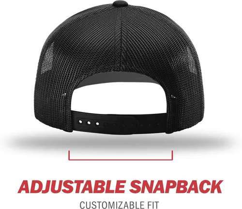 Miniatura 4 de Richardson - Gorra de béisbol ajustable unisex 112, Snapback estilo camionero