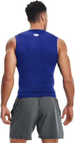 Miniatura 2 de Under Armour Mens Armour HeatGear Compression Sleeveless T-Shirt