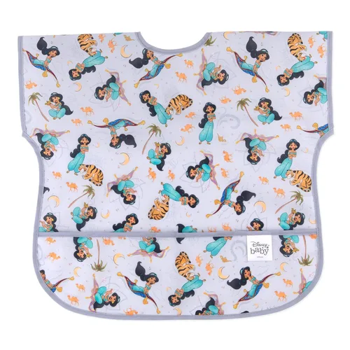 Miniatura 11 de Bumkins Disney - Babero de manga corta para niña o niño, niño pequeño y niños de 1 a 3 años, tamaño grande, imprescindible para niños pequeños