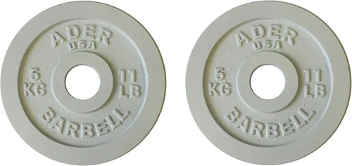 Miniatura 5 de Ader Precision Color Metal Olympic Kilo Gram Placas 6 PRS Color 55.1 lbs