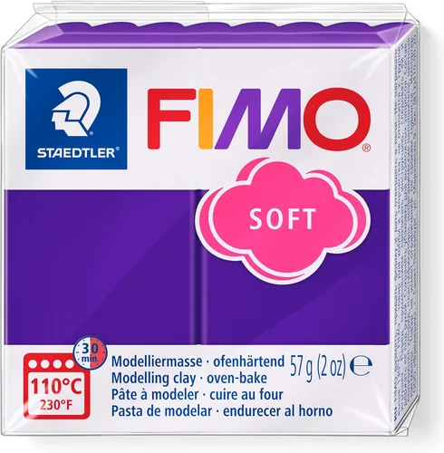 Miniatura 14 de Staedtler FIMO 8020-42 - Arcilla de polímero suave para hornear, para joyería, escultura, manualidades, mandarina