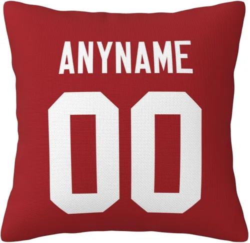 Miniatura 30 de Fundas de almohada de fútbol – Fundas de almohada personalizadas con cualquier nombre y número, regalo personalizado para hombres, mujeres y niños