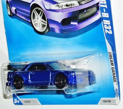 Miniatura 2 de Hot Wheels 2009-156 Dream Garage BLUE 2001 Nissan Skyline GT-R R32 Escala 1:64