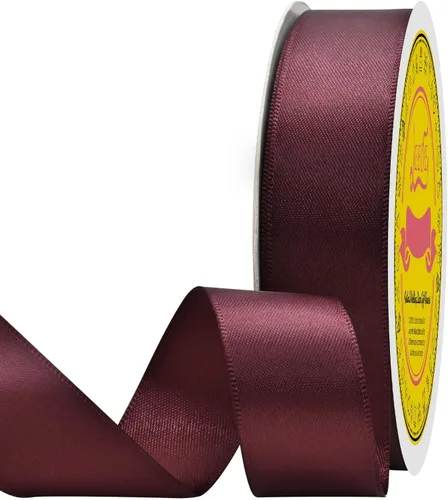 Miniatura 33 de Cinta de satén blanca antigua de doble cara de 1-1/2 pulgadas x 50 yardas, cinta de poliéster para envolver regalos, día de San Valentín, bodas