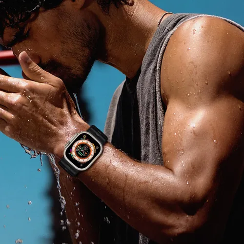 Miniatura 6 de Paquete de 6 correas Ocean Band compatibles con Apple Watch Ultra de 49 mm para mujeres y hombres, correa deportiva ajustable de silicona