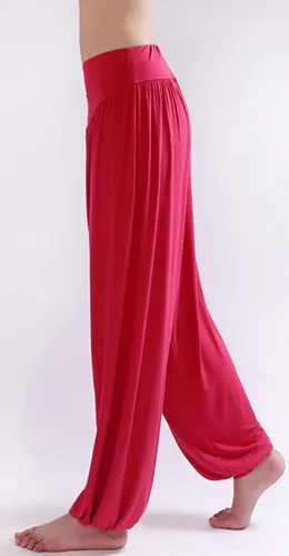 Miniatura 6 de Pantalones de algodón modal para mujer de AvaCostume, pantalones suaves para practicar yoga o deportes.