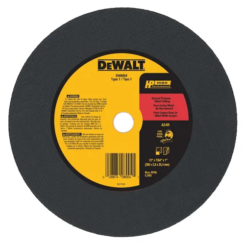 Miniatura 9 de DEWALT Hoja de sierra de corte de 14", rueda de corte de metal (DW8001)