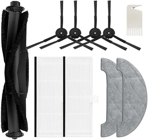 Miniatura 8 de Repuesto compatible con Honiture Q6 Pro Robot Aspirador Piezas de Repuesto Accesorios Cepillo Principal Cepillo Lateral Filtro Hepa Trapeador Bolsa