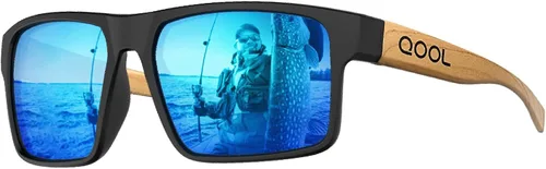 Miniatura 8 de Living out your qool time Lentes de sol polarizados flotantes de pesca resistentes al agua salada, que el revestimiento no se despega Madera