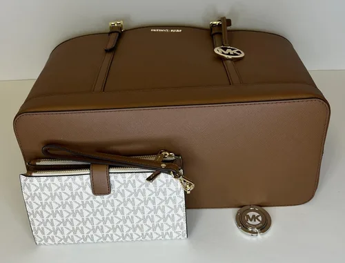 Miniatura 5 de Michael Kors MICHAEL Michael Kors Jet Set - Bolso de hombro grande TZ de viaje con doble cierre para la muñeca