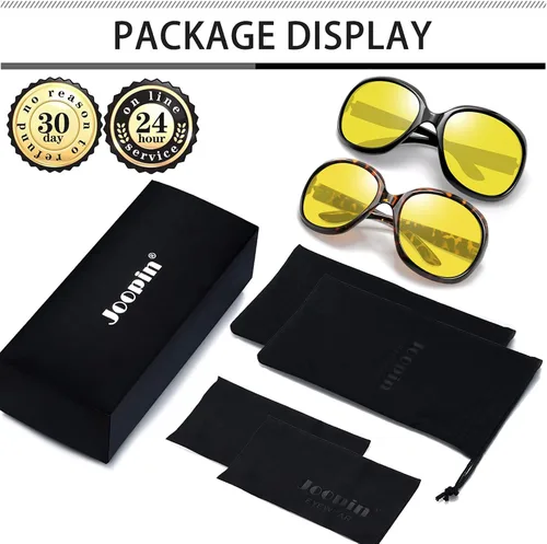 Miniatura 67 de Joopin Lentes de sol de gran tamaño para mujer, polarizados, grandes, para conducción, protección UV, grandes sombras