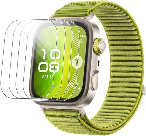 Miniatura 20 de Protector de pantalla compatible con Amazfit Active 2, antiarañazos, cobertura de pantalla completa 3D, compatible con fundas, HD Ultra, paquete de 3