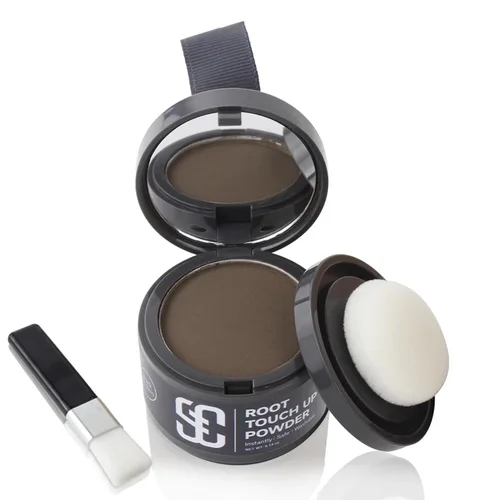 Miniatura 8 de Polvo de línea capilar instantáneo en polvo para sombra de línea capilar, cobertura de cabello gris, toque de cabello en polvo para cabello fino 3