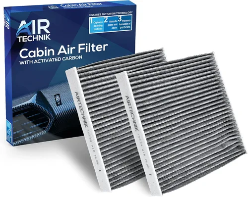 Miniatura 11 de AirTechnik CF10134 Filtro de aire de cabina con carbón activado Compatible con Acura MDX, RDX, RL, RLX, TL, TLX, TSX, ZDX, Honda Accord, Civic