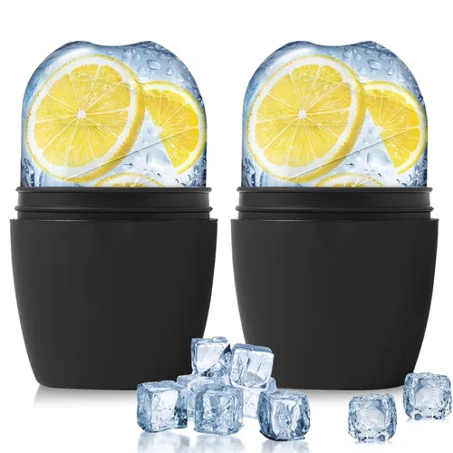 Evmliy Paquete de 2 Rodillos de Hielo para Cara, Rodillo de Hielo de Silicona para Cara para Tensar y Levantar la Piel, para Alivio de la Hinchazón