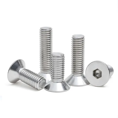 Miniatura 14 de Tornillos de cabeza plana M4 de 0.787 in, tornillo y perno de cabeza plana M4-0.028x0.787 in, pernos avellanados de acero inoxidable, accionamiento
