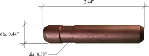 Miniatura 4 de Excavadora, retroexcavadora Caña de cucharón se ajusta, 1.0 in labio, diente de llamarada, con pasador & Retenedor (1)