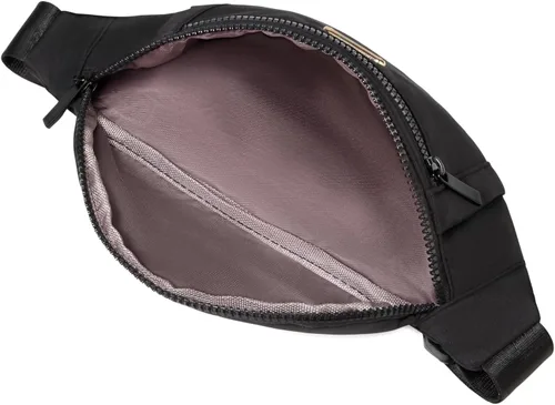 Miniatura 5 de Riñonera para mujer, bolsa de cintura de moda con correa ajustable para viajes, deportes y correr, Negro, talla única