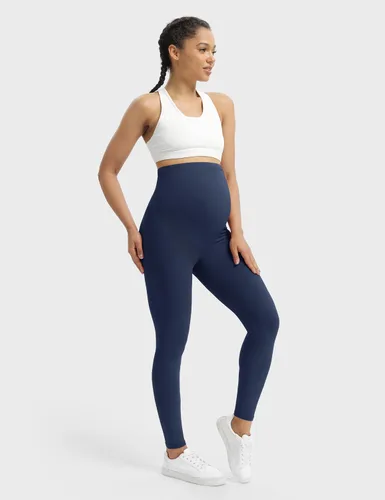 Miniatura 5 de Buttergene Leggings de maternidad para mujer sobre el vientre, pantalones de entrenamiento de maternidad, leggings de yoga para embarazo