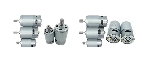 Miniatura 2 de Motor de CC para niños, coche eléctrico 550 RS390 RS380 RS550 12V 6V DL555 24V 10 dientes Micro motor eléctrico (390 12 V 20000 RPM)