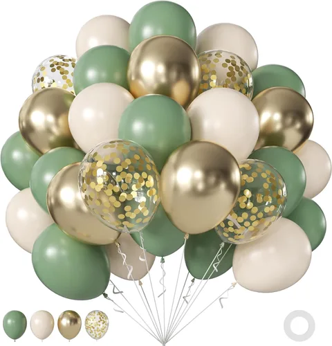 Miniatura 26 de Globos rojos y negros, 60 globos de oro rojo y negro de 12 pulgadas con globos de confeti dorado para graduación, Año Nuevo, películas de casino