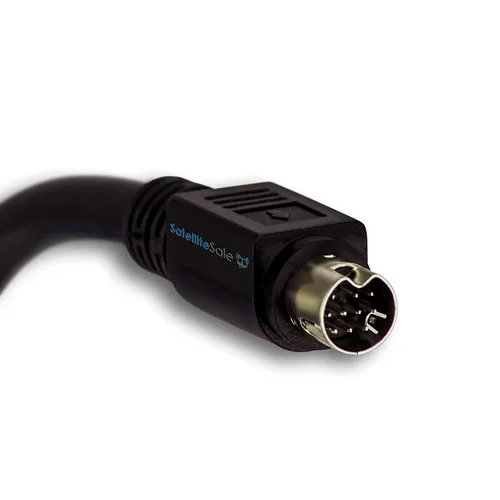Miniatura 3 de SatelliteSale Audio Video 10 Pin RCA Composite DirecTV Cable de Repuesto Cable Universal Cable PVC Negro Cable 6 pies