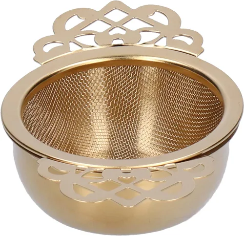 Miniatura 2 de Colador de té de acero inoxidable, filtros de malla fina más empinados con asas dobles, colgar en teteras, tazas, tazas para remojar té y café