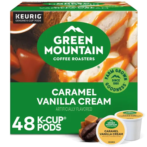Miniatura 30 de Green Mountain Coffee Selecciones Estacionales de Café Galleta de Canela y Azúcar por Servicio Keurig K-Cup Pods, Café Tueste Claro, 12