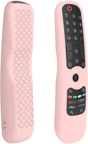 Miniatura 9 de LEFXMOPHY MR21GC - Funda de repuesto para LG AN-MR21GA / AN-MR21GC Magic Remote Control w/NFC (2021), funda de silicona azul que brilla en la Azul