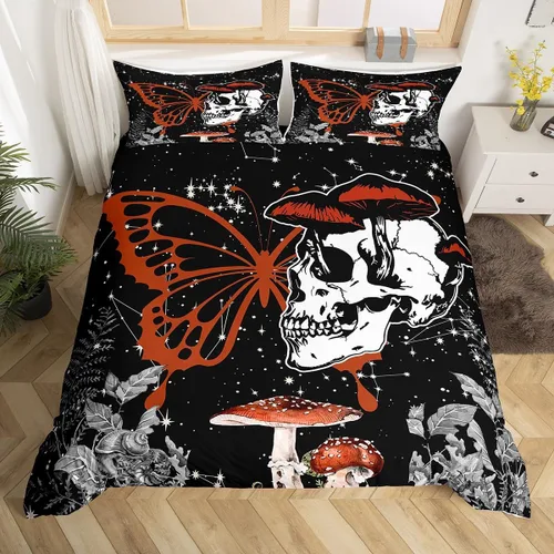 Miniatura 34 de Juego de funda de edredón de elefante bohemio para niños, tamaño individual, juego de ropa de cama de mandala bohemio de 2 piezas para decoración