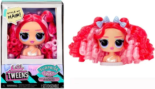 L.O.L. Surprise! Tweens Surprise Swap - Cabezales de peinado que incluyen fabulosos accesorios para el cabello y un hermoso cabello, gran regalo