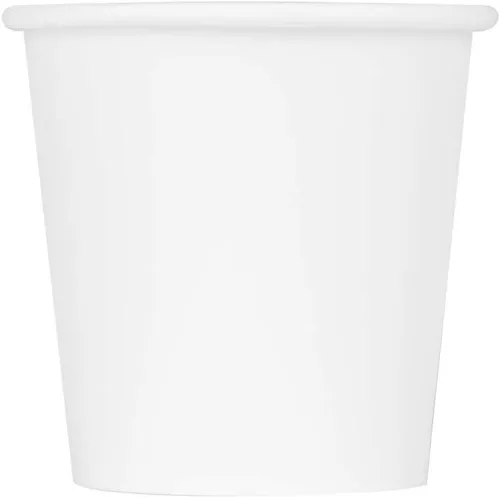 Karat Taza de papel para café expreso de 4 oz, 1000 unidades, taza desechable para enjuague bucal, para bebidas calientes y frías, blanca (C-K504W)