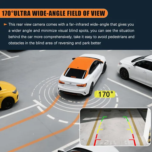 Miniatura 5 de AG1T-19G490-AA Cámara de respaldo de visión trasera compatible con Ford Taurus 2010 2011 2012 Park Assist Camera reemplaza # AG1Z-19G490-D