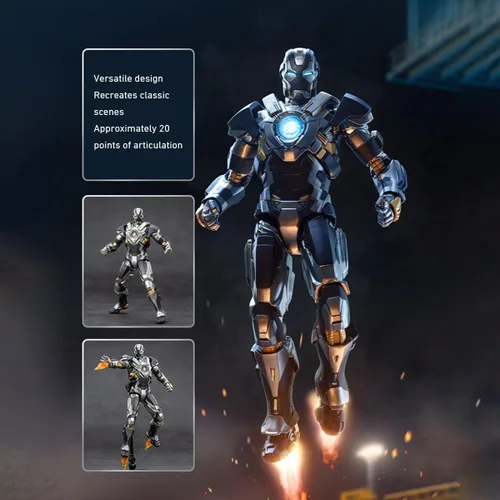 Miniatura 3 de HiPlay ZD Toys 1/10 Iron Man MK24 - Figura de acción no luminosa 1906-24