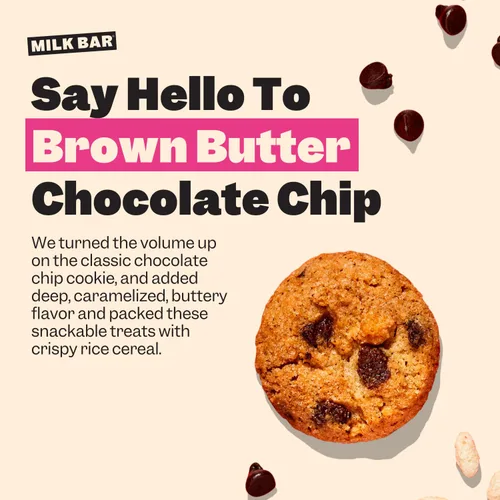 Miniatura 3 de Milk Bar Crunchies Galletas crujientes del tamaño de un bocado sin sabores artificiales ni conservantes Paquete de 3, bolsas de 4.5 onzas
