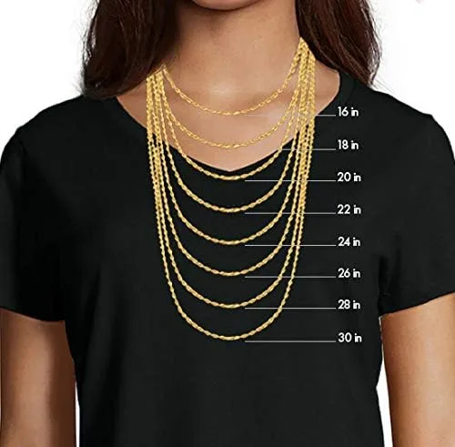 Miniatura 9 de Joule Shop Collar de cadena de eslabones cubanos de oro amarillo macizo de 14 quilates 406 a 300in