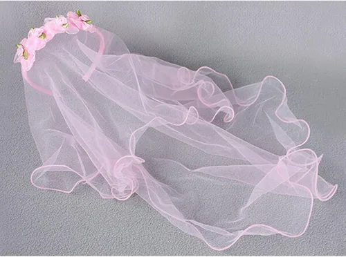Miniatura 4 de kilofly - Diadema de flores para niñas de la primera comunión + collar pulsera