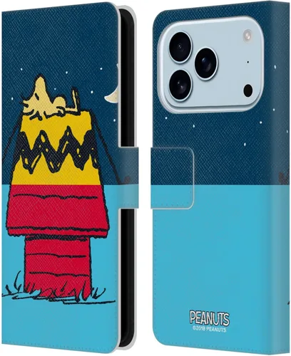 Miniatura 138 de Head Case Designs Funda de piel con licencia oficial de Peanuts Snoopy & Woodstock Balloon Halfs and Laughs para Apple iPhone 7/8/SE 2020 y 2022