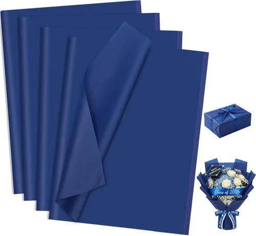 Miniatura 15 de woric 160 hojas de papel de seda rosa para bolsas de regalo de 20 x 14 pulgadas, papel de seda de envoltura a granel para manualidades