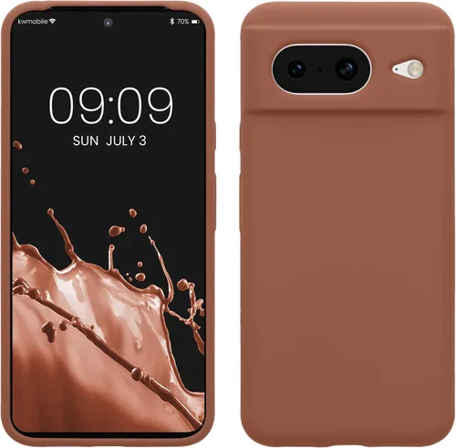 Miniatura 62 de kwmobile Funda compatible con Google Pixel 7 - Funda de silicona TPU con acabado suave - Piedra antigua