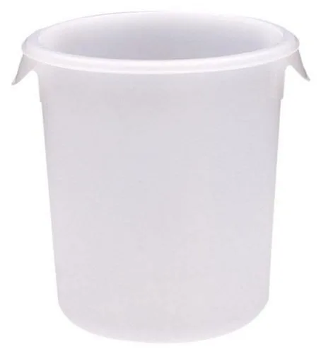 Miniatura 3 de Rubbermaid Commercial Products Recipiente redondo de plástico para almacenar alimentos, 12 cuartos, color blanco, organización/almacenamiento